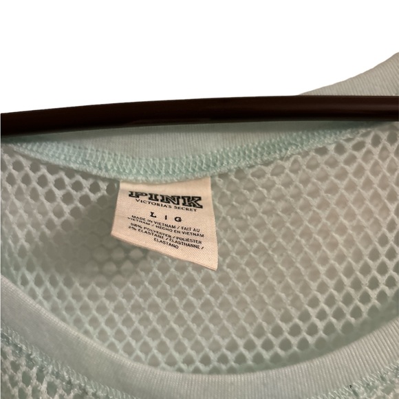 SALE!! NWOT PINK VICTORIA’S SECRET MESH TOP 🔥 - Picture 2 of 5